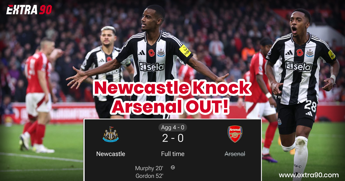 Newcastle knock Arsenal 𝐎𝐔𝐓