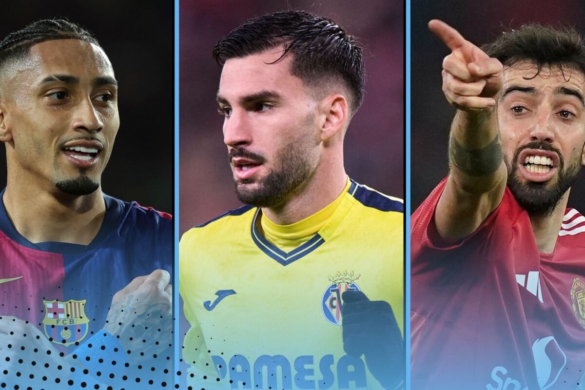 The highest 10 likelihood creators in Europe’s 5 main leagues in 2024-25: Raphinha, Salah, Palmer..