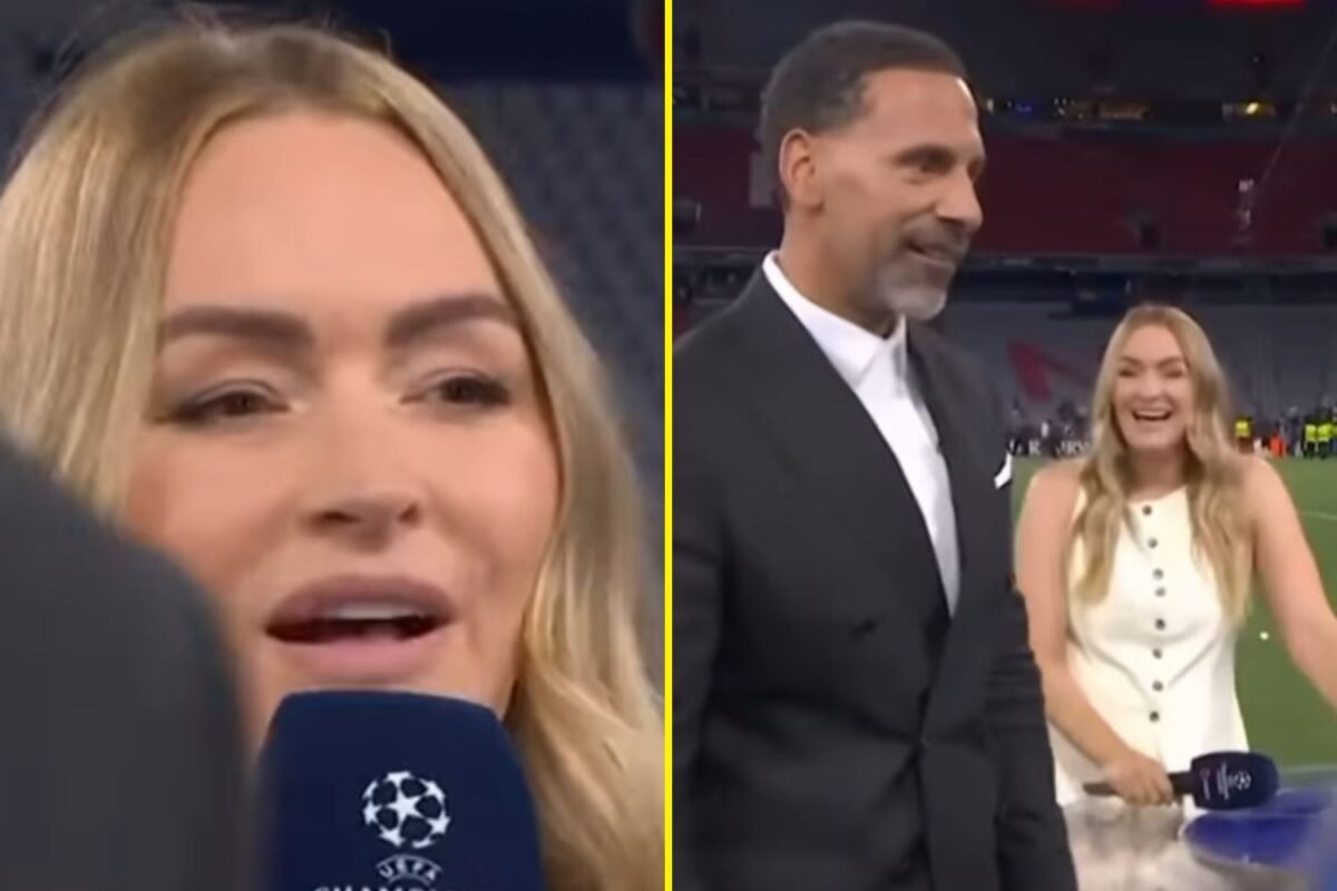 Laura Woods apologises as Rio Ferdinand ruins ‘greatest work’ and provokes hilarious X-rated response