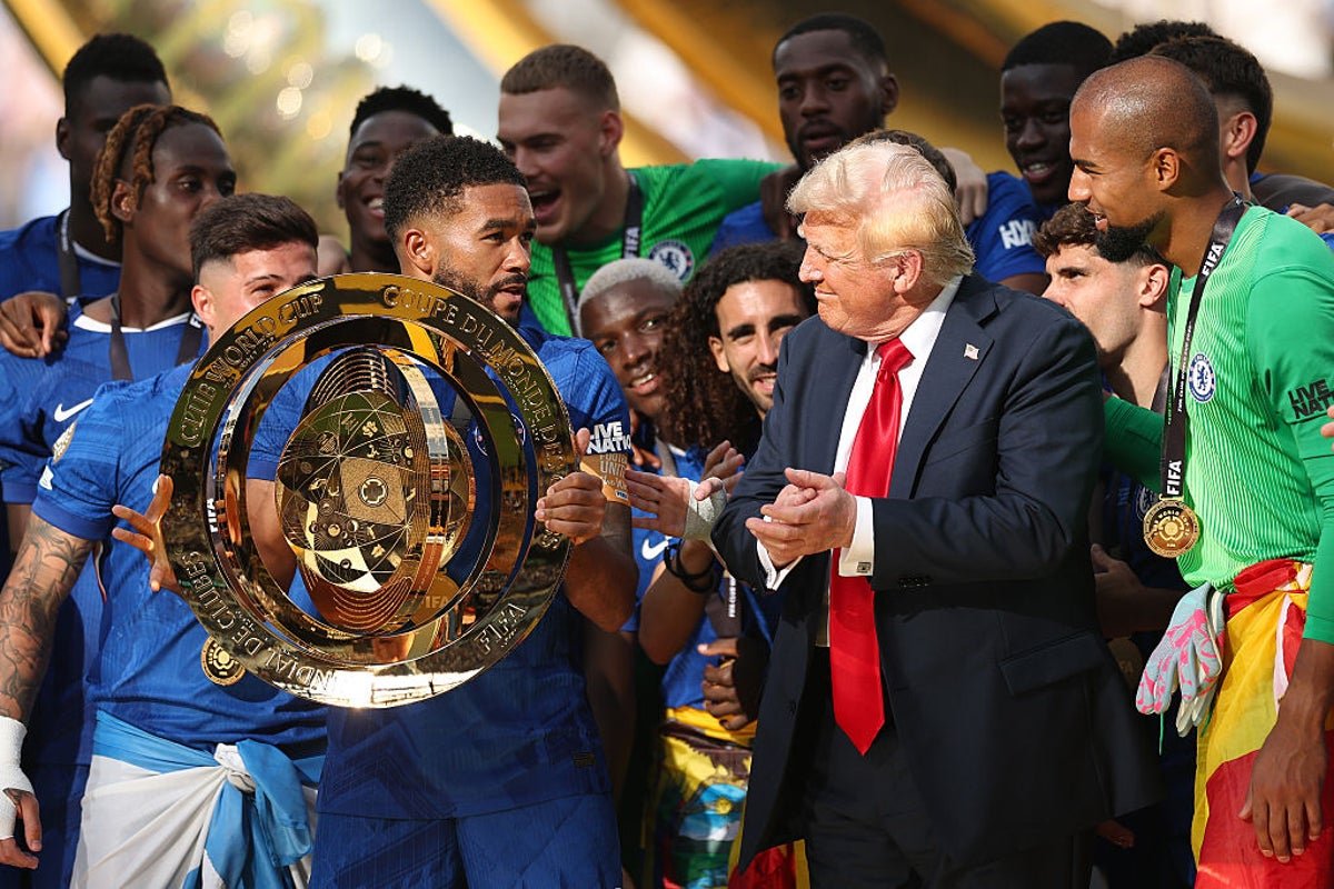 Trump takes highlight throughout Chelsea’s Membership World Cup celebration, followers react