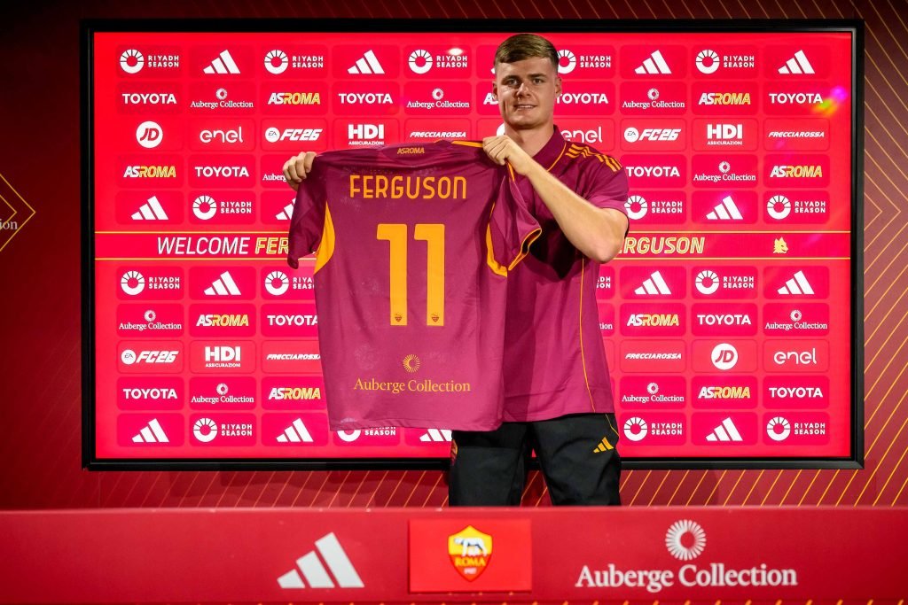 Evan Ferguson joins AS Roma on mortgage for 25/26 season from Brighton