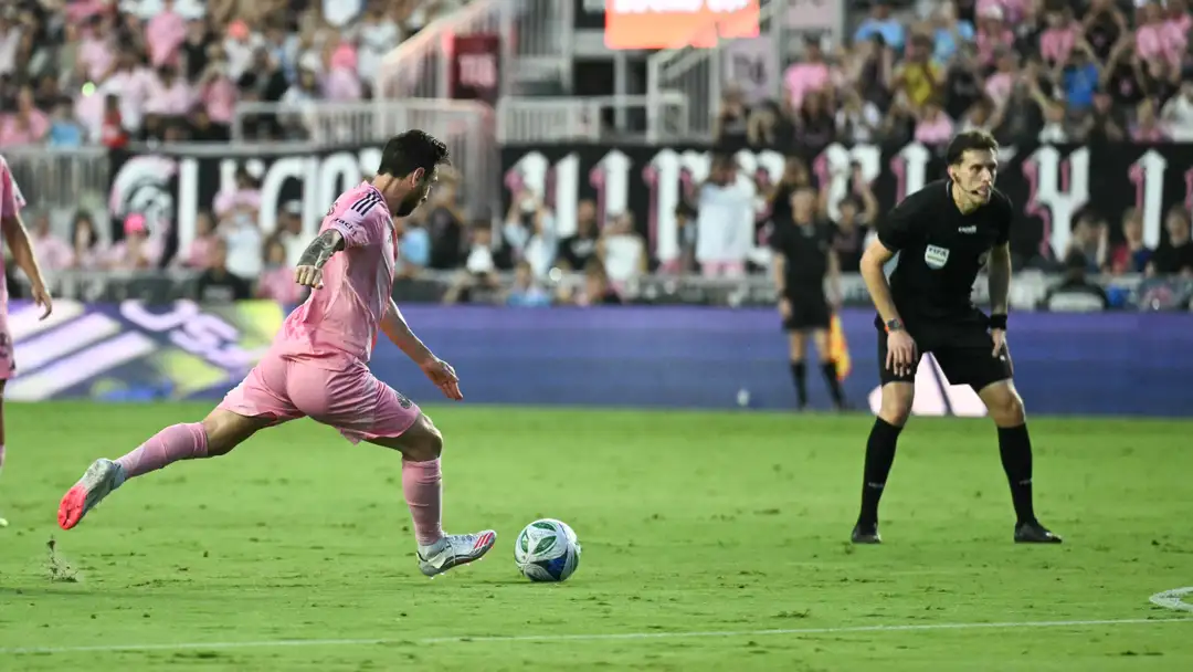 Messi near breaking freekick file after his 69th freekick purpose