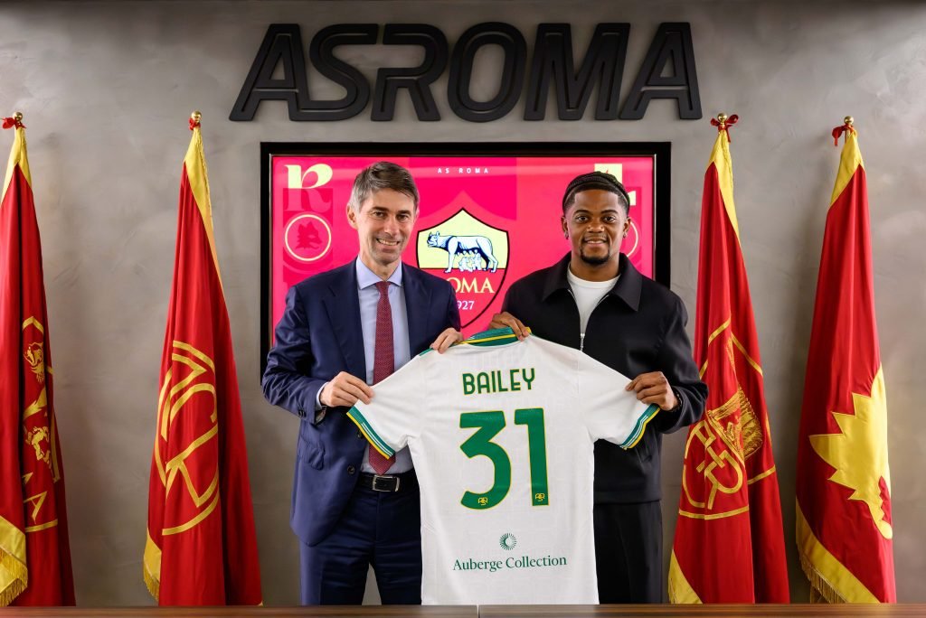 Bailey turns into first Jamaican to play for AS Roma after finishing mortgage change