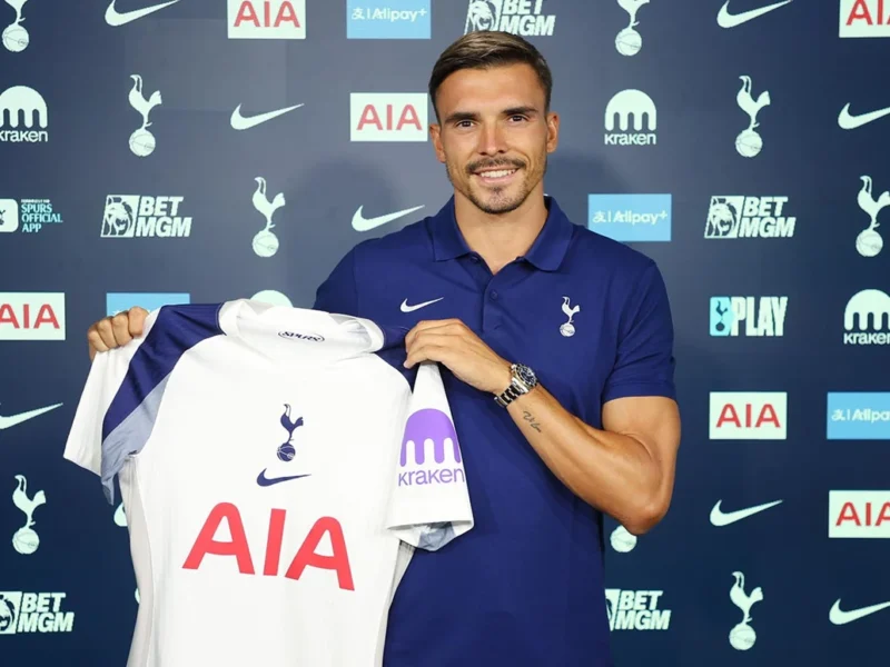 Tottenham unveil Palhinha as a Lily White participant
