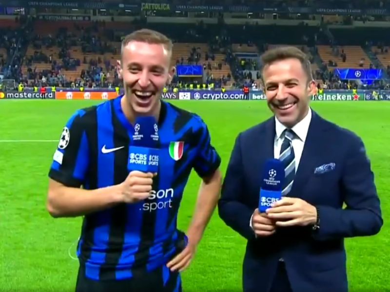 Inter Milan hero sends CBS studio into hysterics with X-rated reply to query