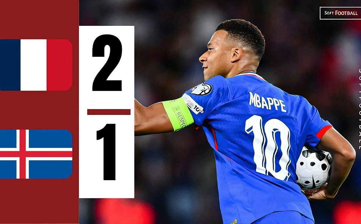 France Edge Iceland 2-1 in World Cup Qualifier Regardless of Pink Card Setback – Softfootball