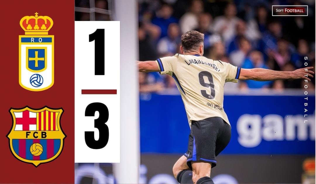 Barcelona Struggle Again to Beat Actual Oviedo 3-1 in First League Conflict Since 2001 – Softfootball