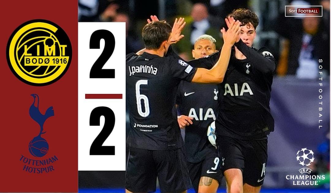 Tottenham rescued by late personal objective in Bodø/Glimt draw – Softfootball