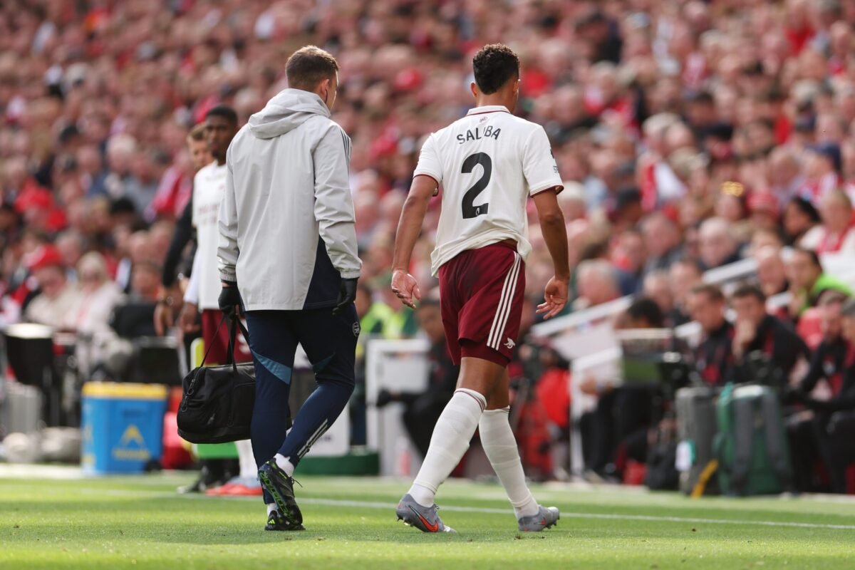 Arteta nervous after star Arsenal defender Saliba twisted ankle – Softfootball