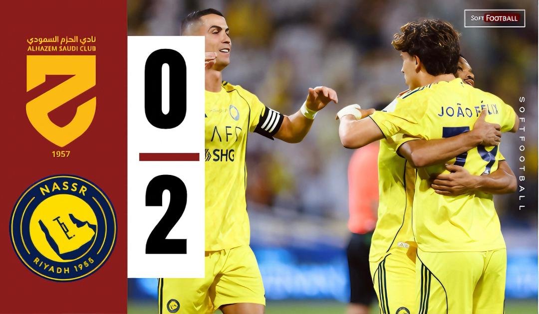 Ronaldo and Joao Felix Lead Al-Nassr to Snug 2-0 Triumph Over Al-Hazem – Softfootball