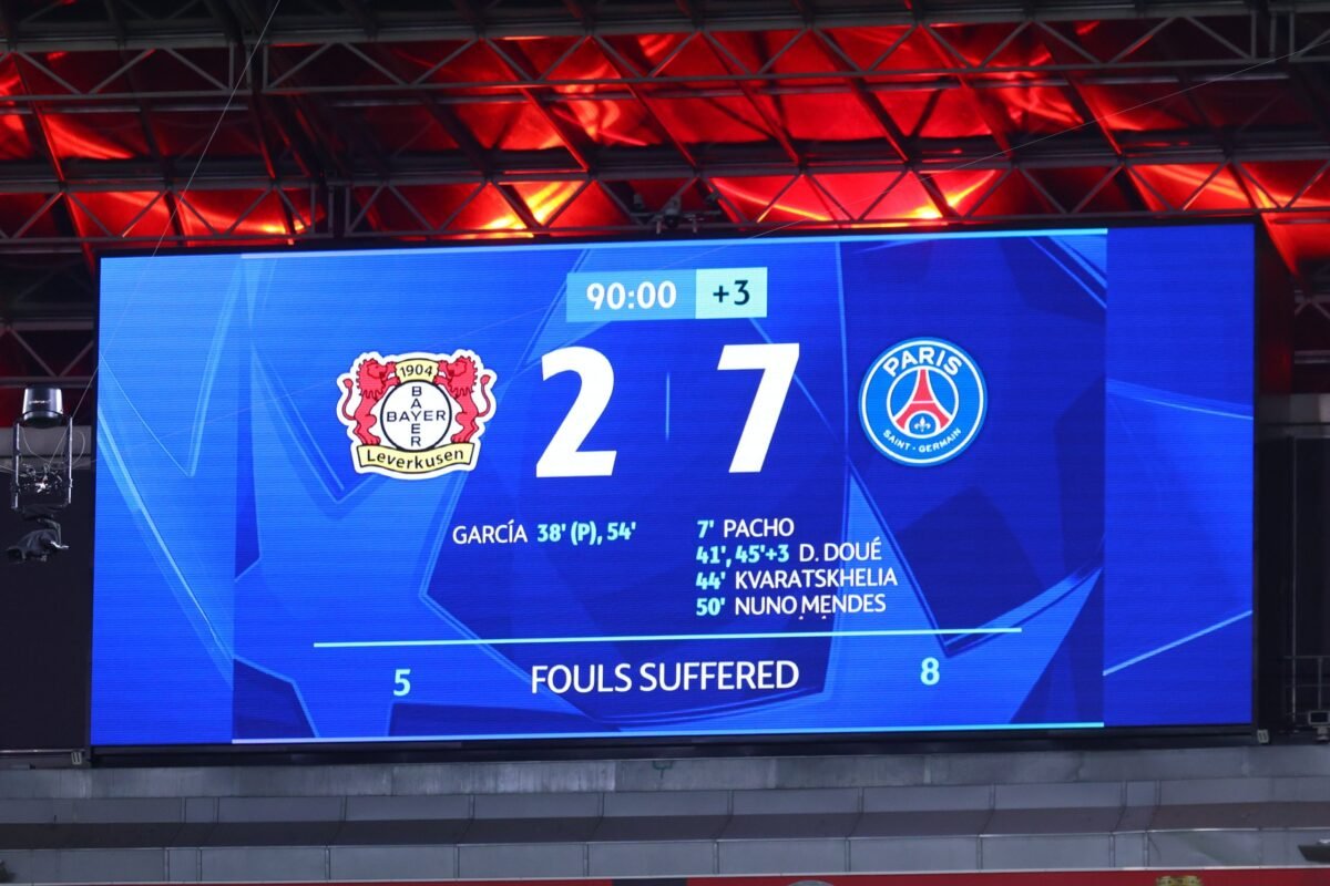Followers Erupt as Ruthless PSG Crush Bayer Leverkusen 7-2 in Document-Breaking UCL Present – Softfootball