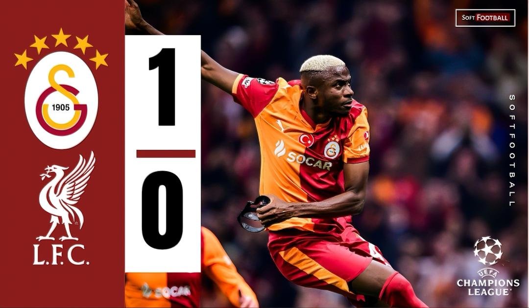 Osimhen’s Penalty Downs Liverpool as Galatasaray Snatch Well-known UCL Win in Istanbul – Softfootball