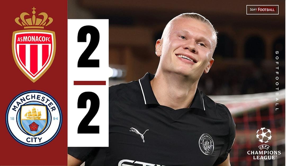 Haaland’s brace not sufficient for Metropolis as Monaco struggle again on the loss of life – Softfootball