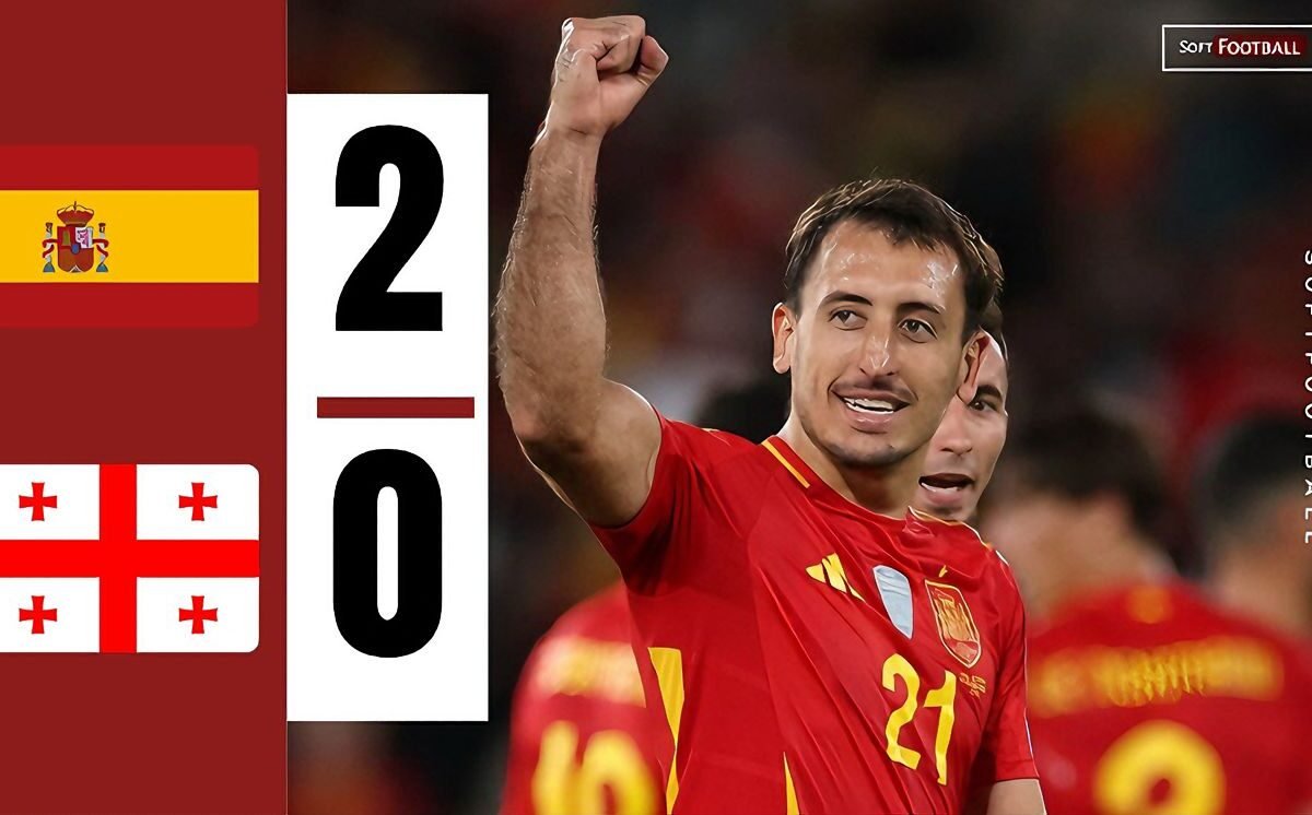 Spain cruise previous Georgia in a single sided World Cup qualifier – Softfootball