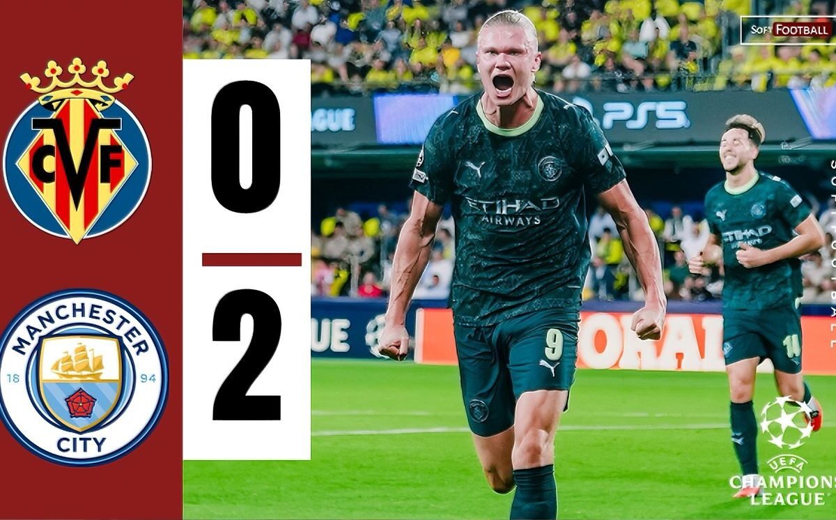 Haaland Strikes Once more as Man Metropolis Finish Away UCL Curse with Assured Win Over Villarreal – Softfootball