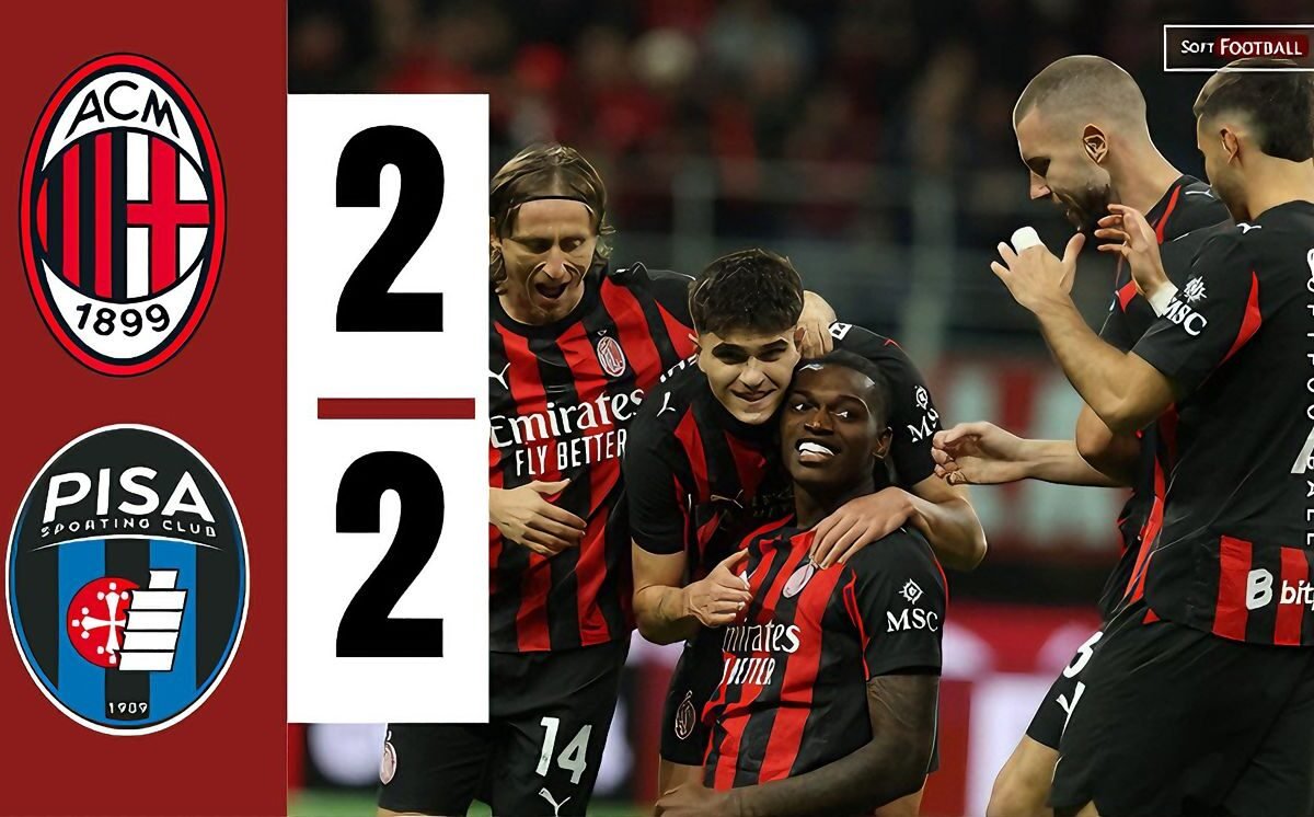 Late Drama at San Siro as AC Milan Let Two Factors Slip Towards Courageous Pisa – Softfootball