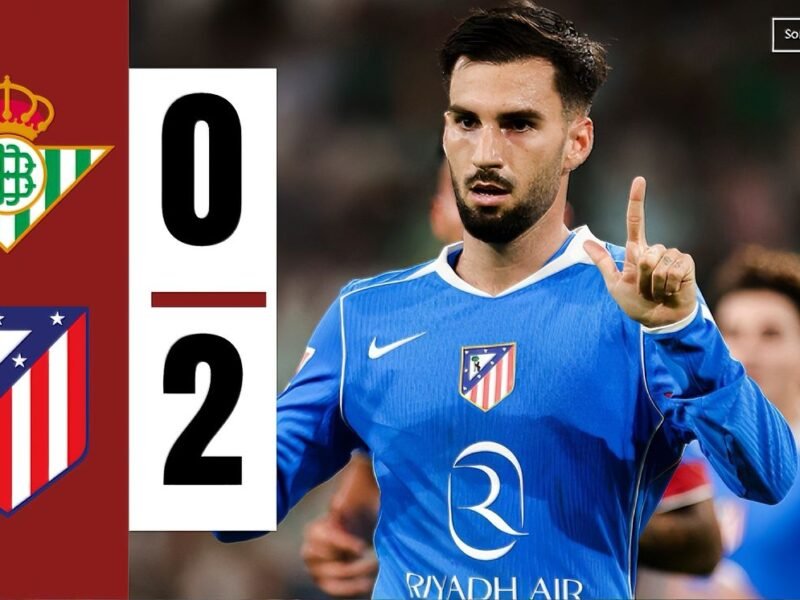 Atletico Madrid Bounce Again from Arsenal Defeat with Essential 2–0 Win Over Actual Betis – Softfootball