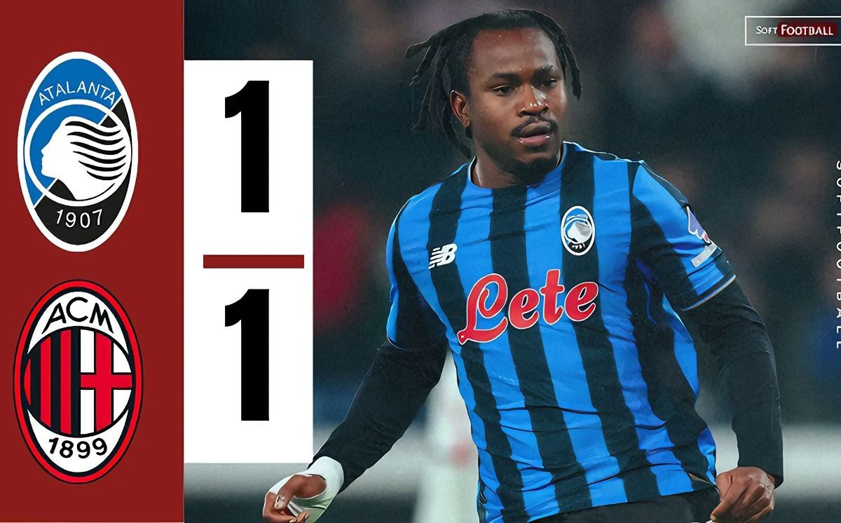 Atalanta and Milan Battle to 1–1 Draw as Lookman Cancels Ricci’s Early Hit – Softfootball