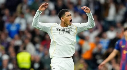 Identify each British participant to attain in Madrid v Barca