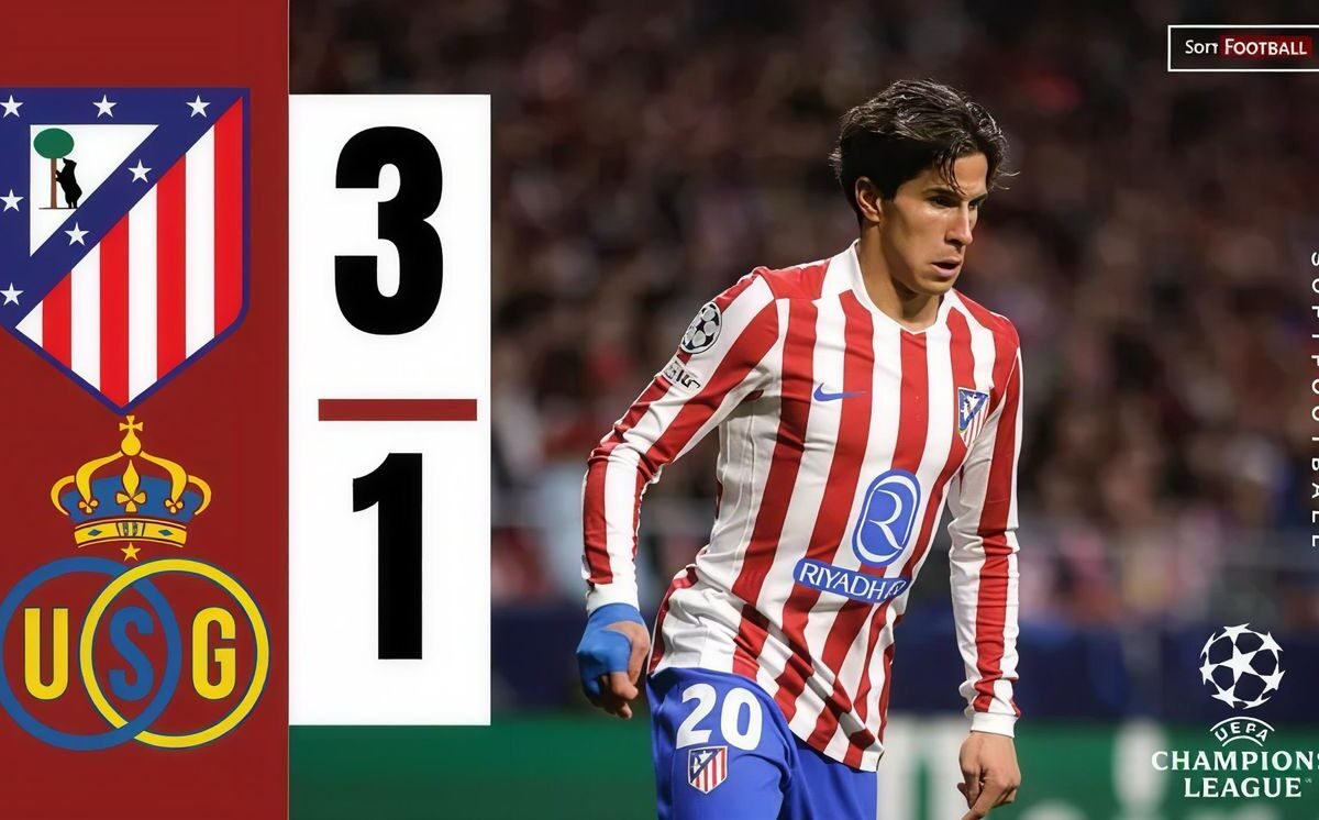 Atletico Madrid Bounce Again with 3-1 Win Over Union Saint-Gilloise – Softfootball