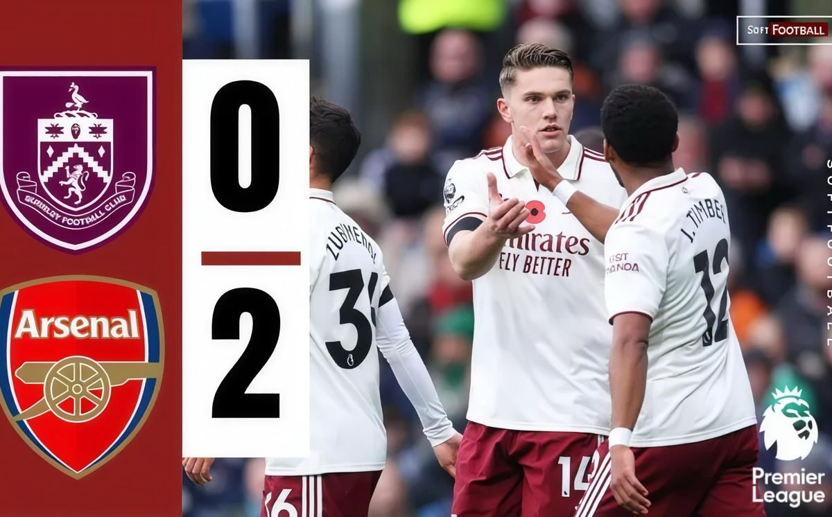 Arsenal document eighth set-piece aim as they beat Burnley to take care of high spot – Softfootball