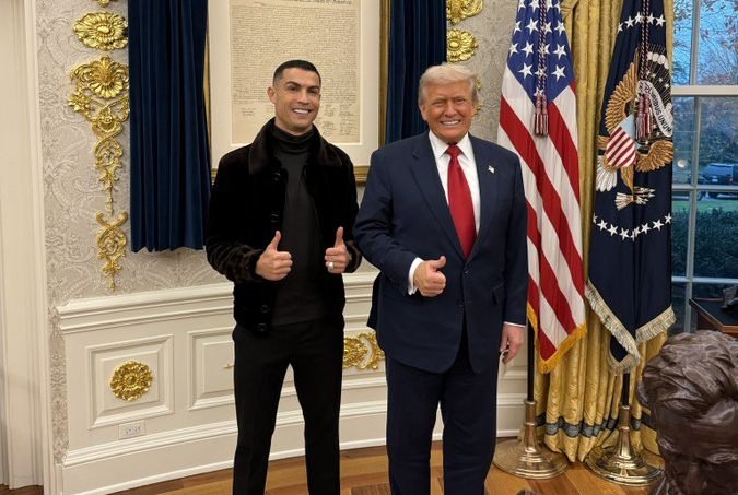 Followers react as Donald Trump Hosts Ronaldo at White Home Dinner With Saudi Crown Prince – Softfootball