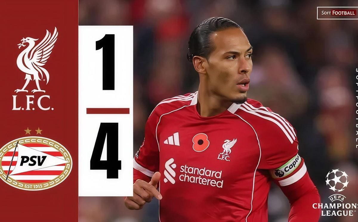 Liverpool Fall Aside Once more in Heavy 4-1 House Defeat to PSV Eindhoven – Softfootball
