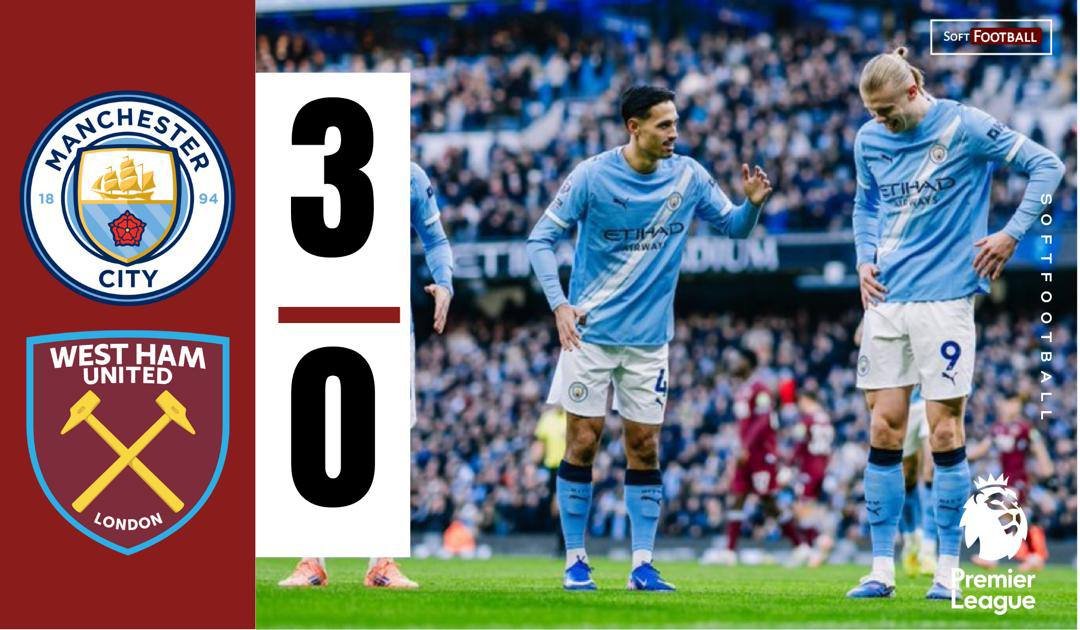 Haaland Double Sends Metropolis High as West Ham Fold on the Etihad – Softfootball