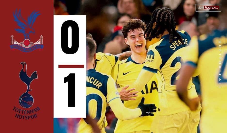 Grey’s Breakthrough Objective Arms Spurs A lot-Wanted Win at Selhurst Park – Softfootball