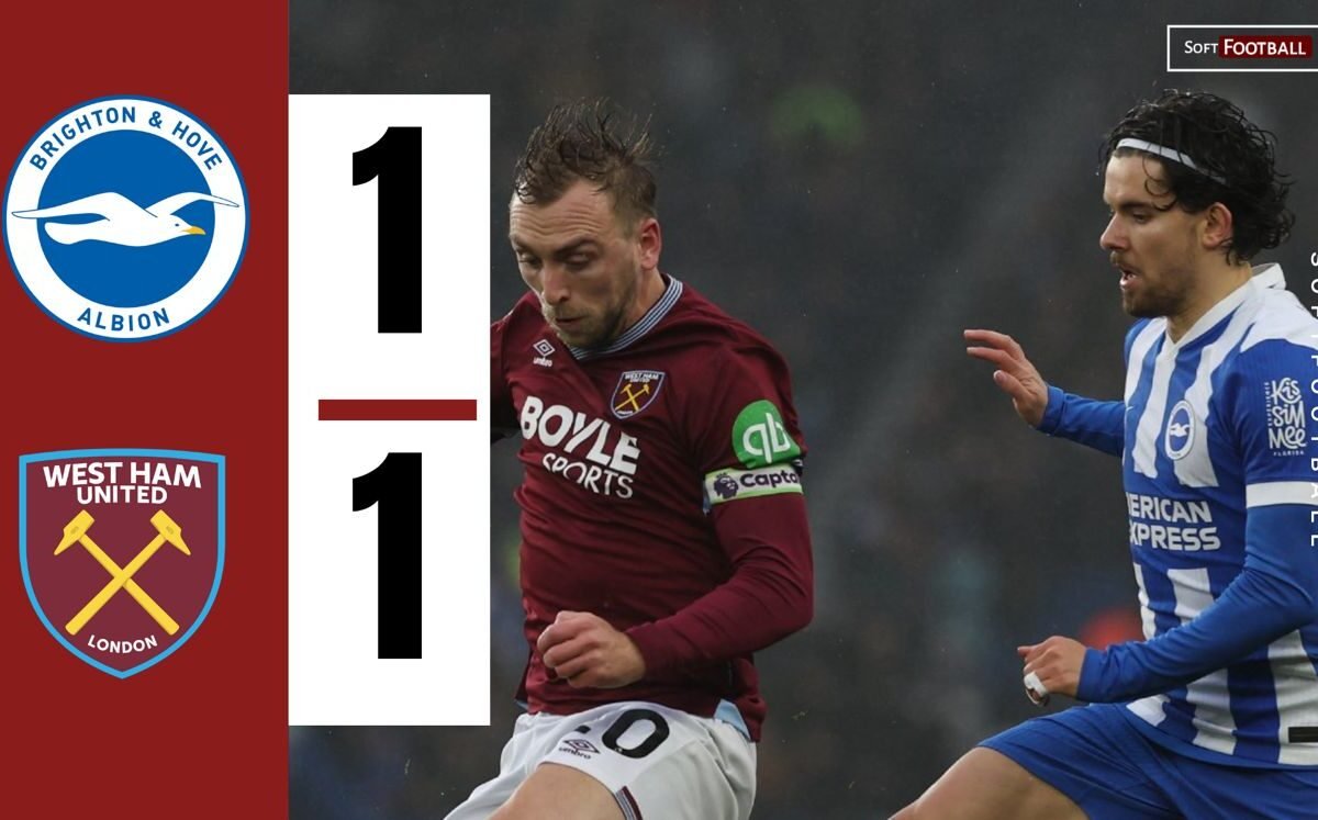 Georginio Rutter rescues level for Brighton with late purpose towards West Ham – Softfootball