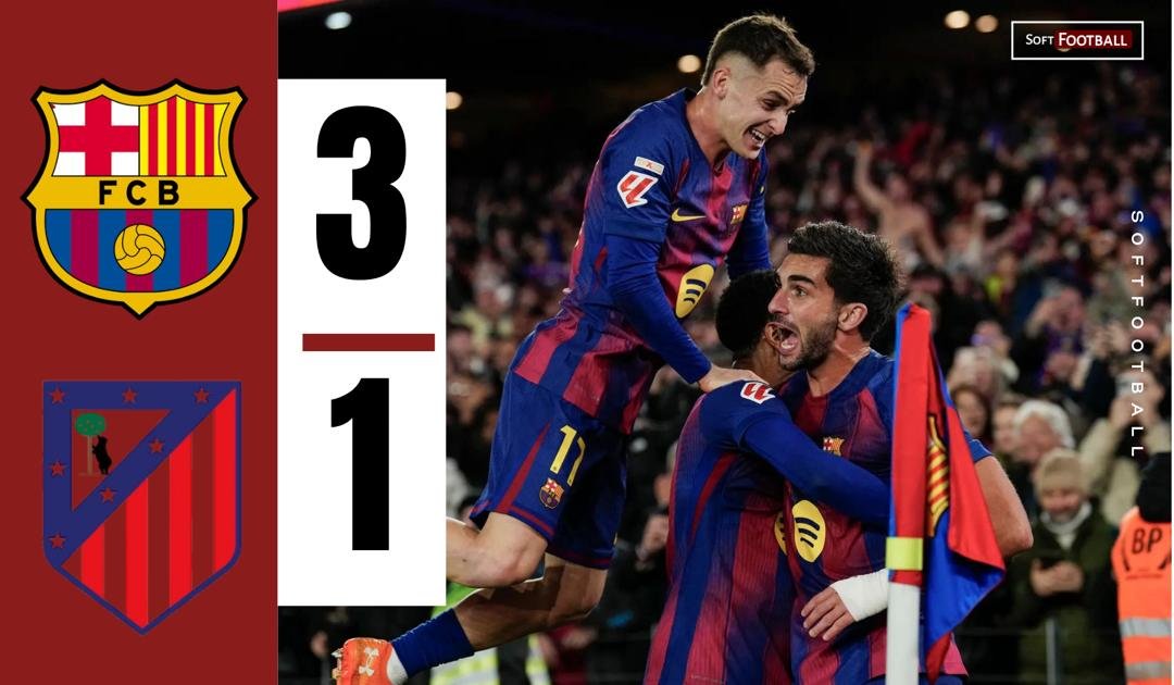 Barcelona Lengthen LaLiga Lead as Raphinha Shines in Win Over Atlético Madrid – Softfootball