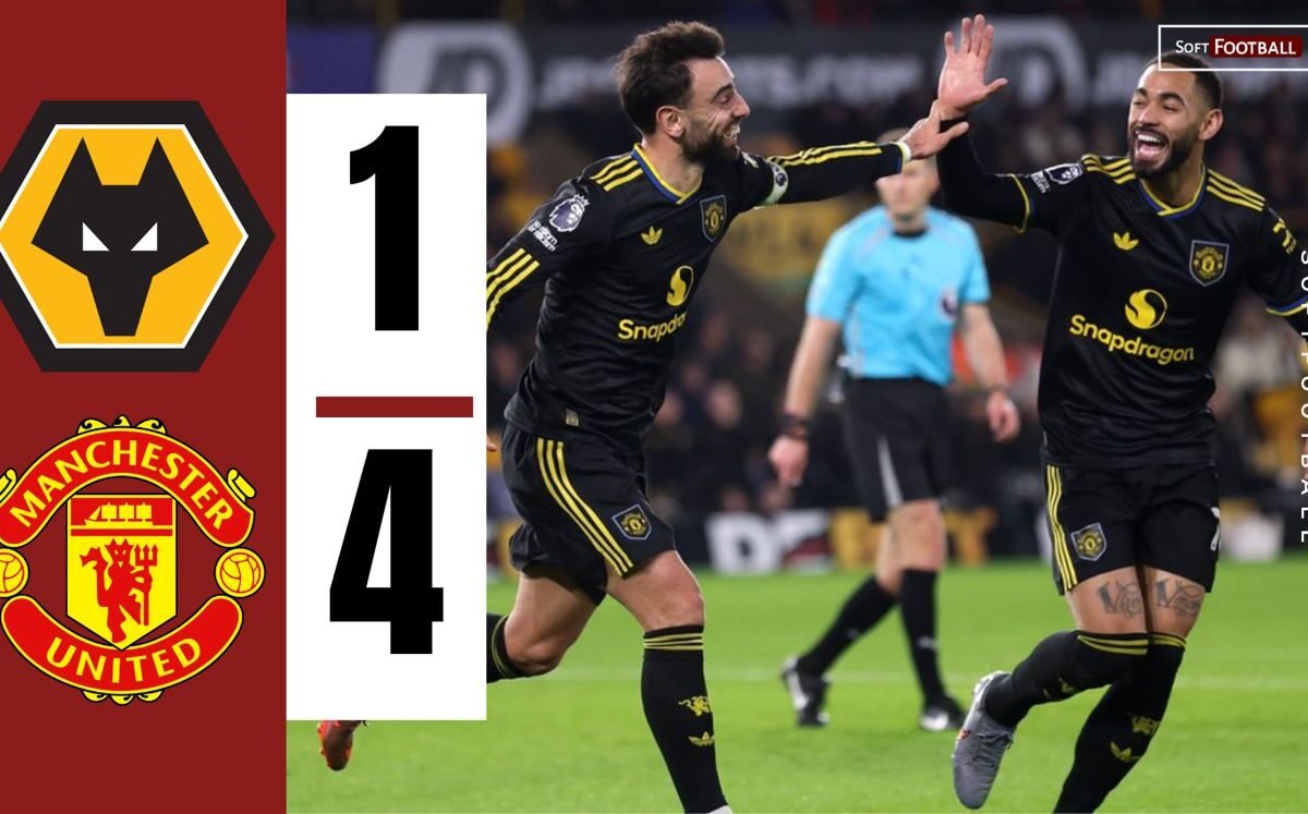 Bruno Fernandes Conjures up Man United to 4-1 Win as Wolves Distress Deepens – Softfootball
