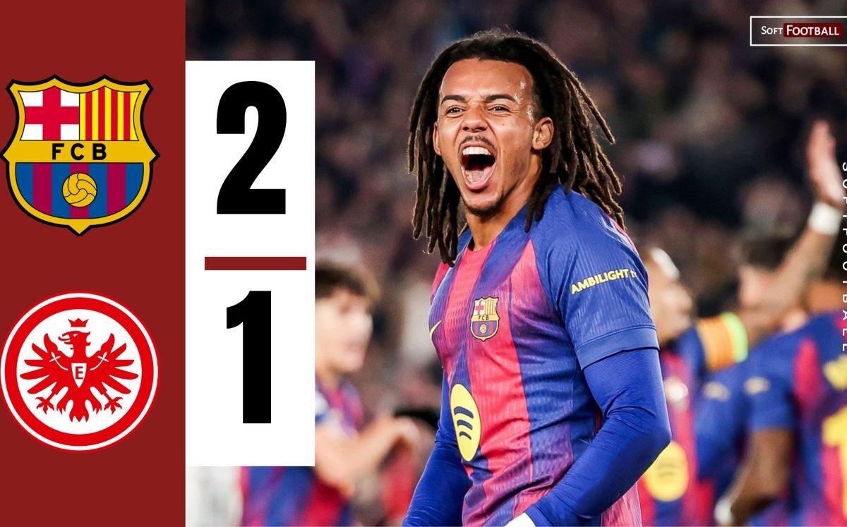 Late Barcelona Surge Sinks Frankfurt 2-1 as Barça Lastly Break German Curse – Softfootball
