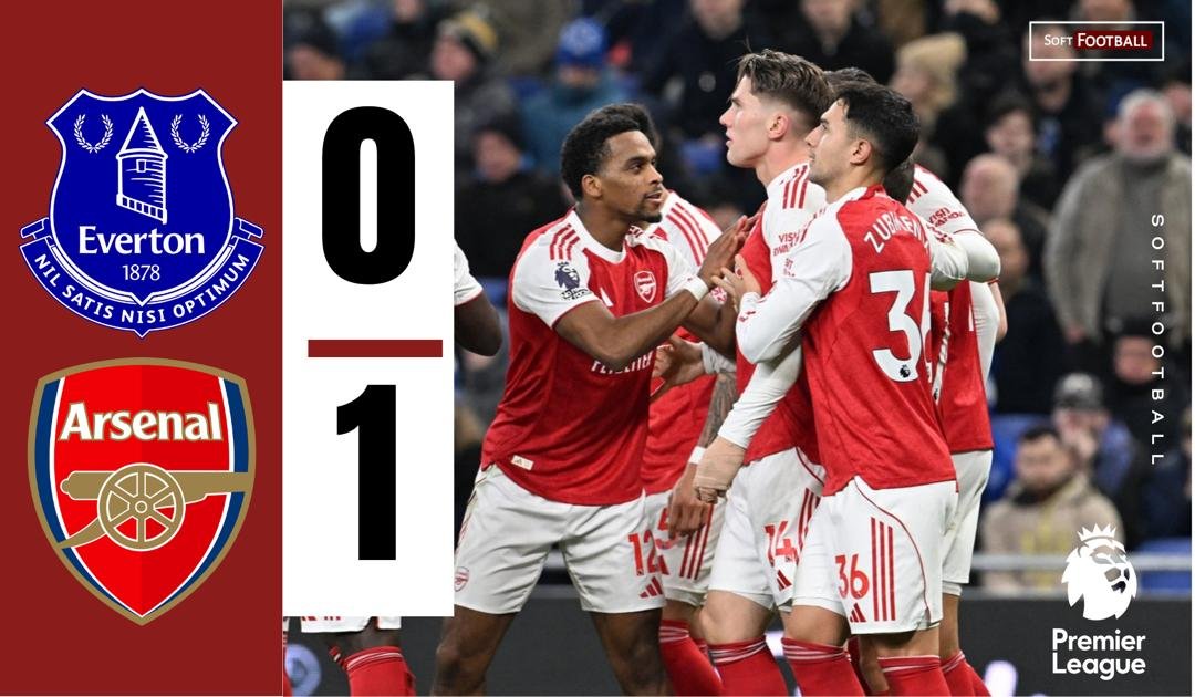 Arsenal squeeze out win over Everton in feisty premier league conflict – Softfootball