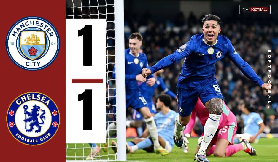 Fernández’s Late Strike Earns Chelsea Dramatic Draw Towards Manchester Metropolis on the Etihad – Softfootball