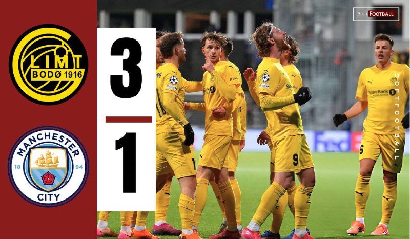 Bodø/Glimt Stun Manchester Metropolis with Historic Champions League Upset in Norway – Softfootball