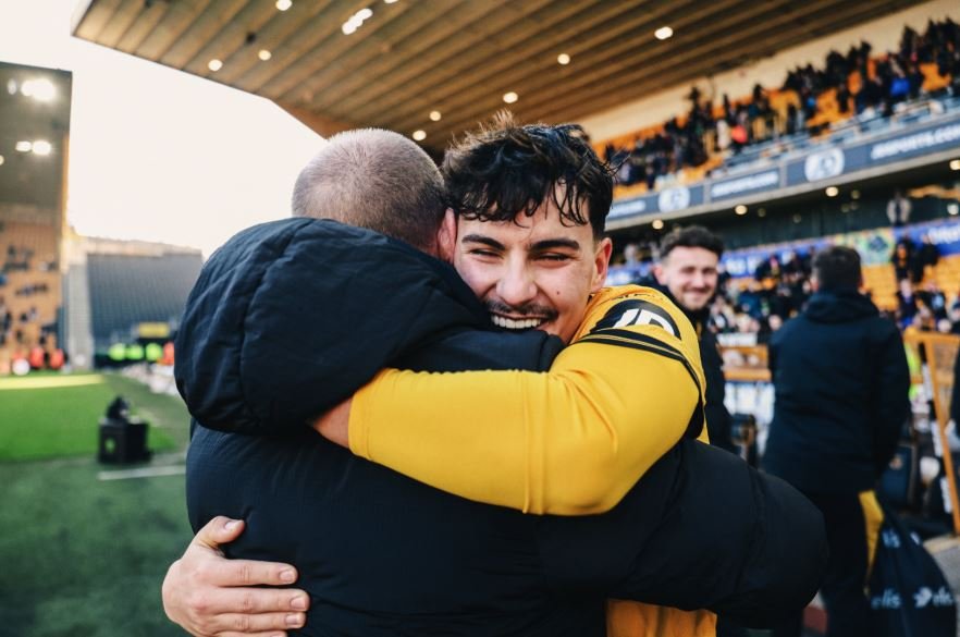 Rodrigo Gomes comfortable together with his objective for Wolves within the FA Cup third spherical – Softfootball