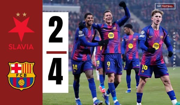 Barcelona Beat Slavia Prague 4-2 in Champions League Thriller – Softfootball