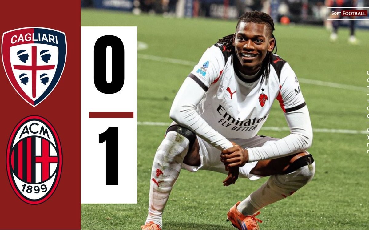 AC Milan Edge Cagliari 1-0 as Rafael Leão’s Return Sends Rossoneri Prime of Serie A – Softfootball