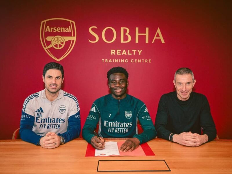 Bukayo Saka Commits Future to Arsenal After Shock Wolves Title Blow – Softfootball