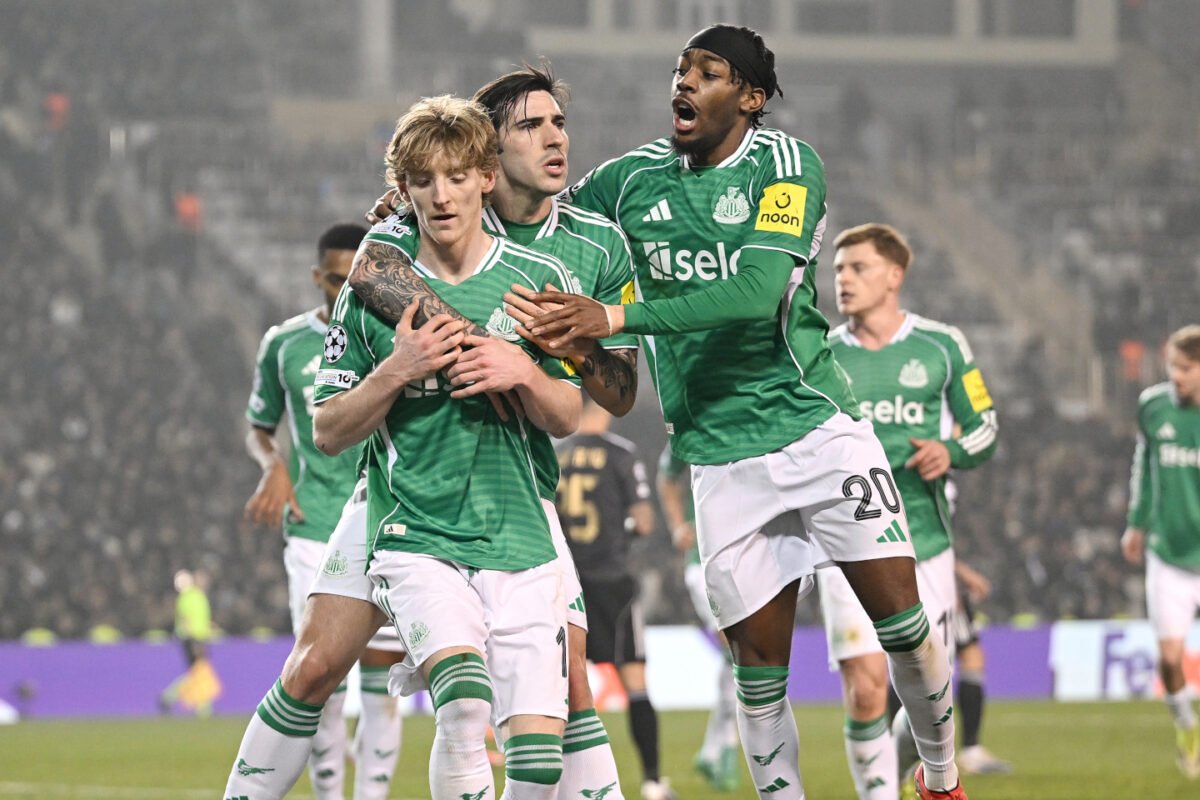 Newcastle Crush Qarabag 6:1 as Anthony Gordon Hits 4 – Softfootball