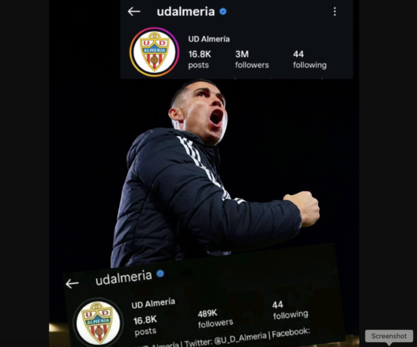 UD Almería Surpass 3 Million Followers After Cristiano Ronaldo Funding Announcement – Softfootball