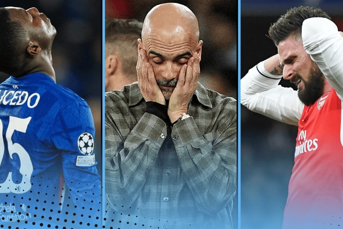 Greatest Champions League knockout defeats by English golf equipment