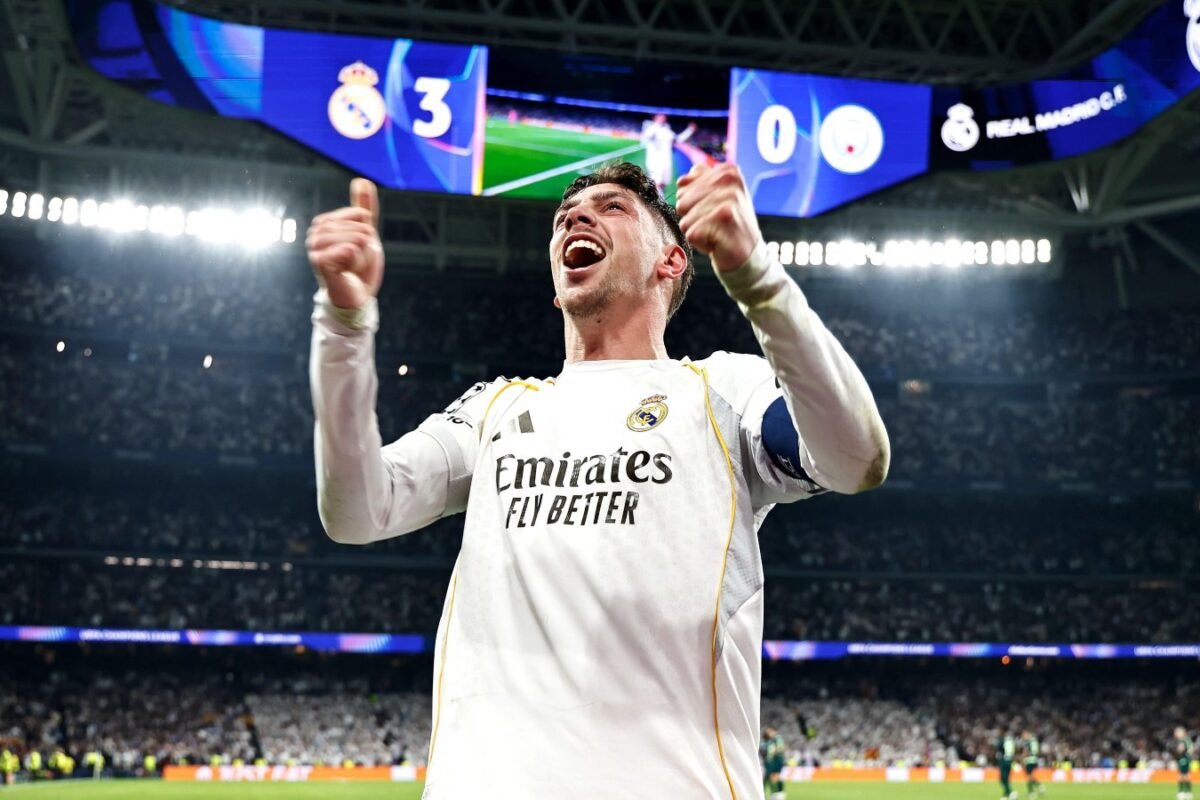 Title each participant with a knockout stage hat-trick