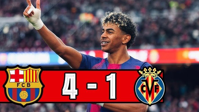 Lamine Yamal Fires Barcelona to 4-1 Victory Over Villarreal with Gorgeous Hat-Trick – Softfootball