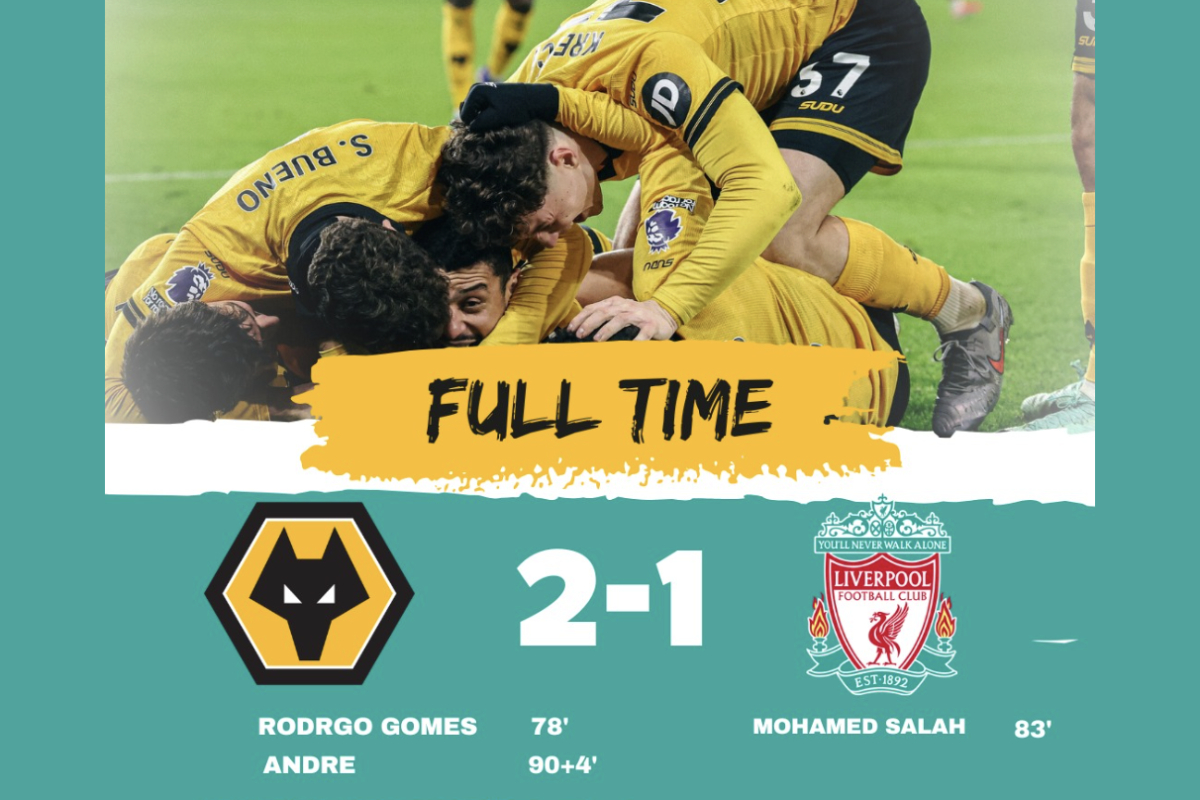 Wolves Shock Liverpool 2-1 in Gorgeous Premier League Upset – Softfootball