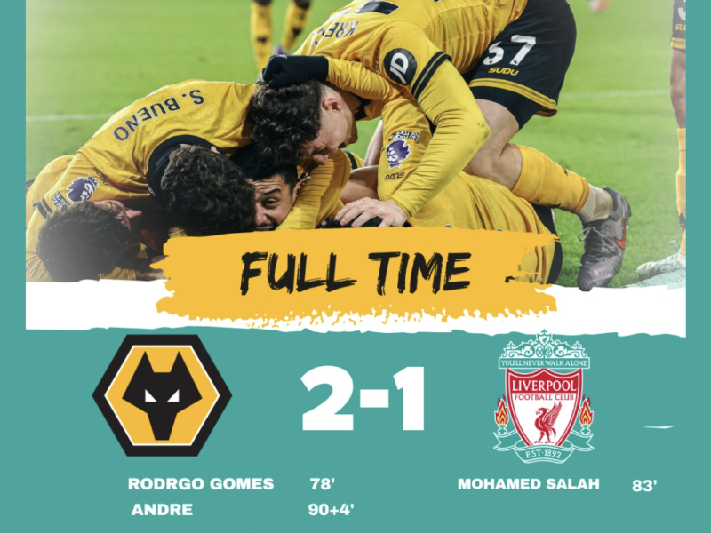Wolves Shock Liverpool 2-1 in Gorgeous Premier League Upset – Softfootball
