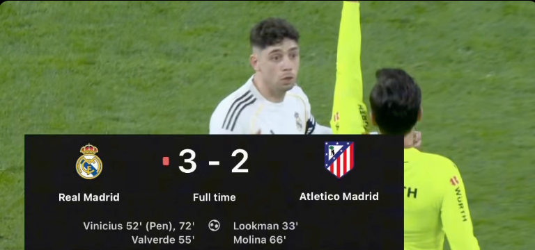 Actual Madrid Rally Previous Atlético Madrid in Tactical 3–2 Victory – Softfootball
