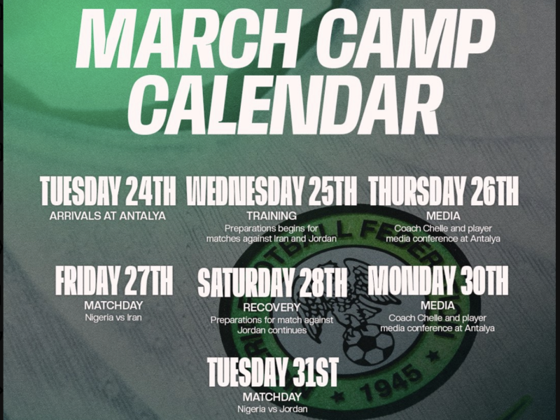 Tremendous Eagles Launch Camp Schedule for March 2026 Worldwide Break – Softfootball