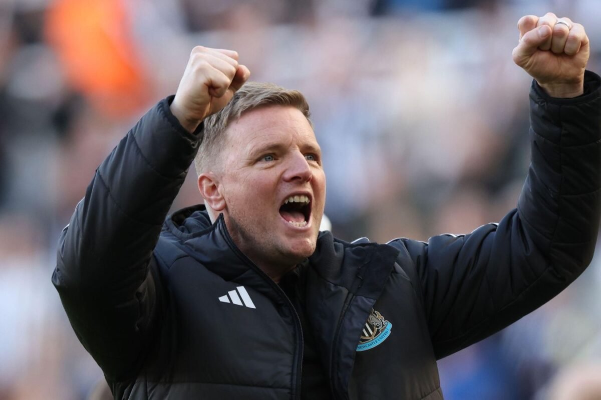 Highest-placed English supervisor yearly